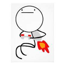 Jet Pack Guy Invitations