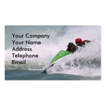 Jet Ski Riders in the Sea Business Card Templates