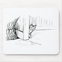Jetez un coup d'oeil une illustration de chat de c tapis de souris