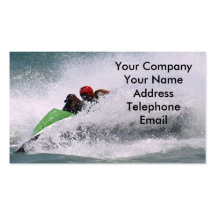 Jetskiing in the Ocean Business Card