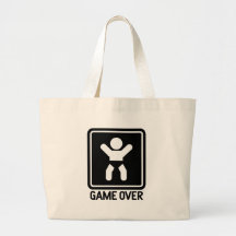 Jeu au-dessus de bébé sacs de toile