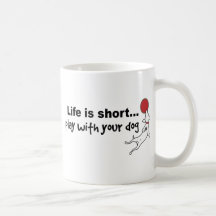 Jeu avec votre chien mugs