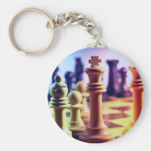 Jeu d'échecs Keychain Porte-clef