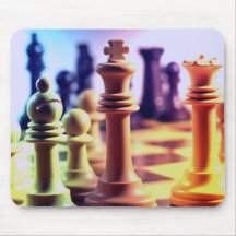 Jeu d'échecs Mousepad Tapis De Souris