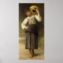 Jeune Fille Allant A La Fontaine Posters