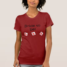 Jeune mariée à être T-shirt
