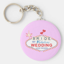 Jeune mariée de Las Vegas Porte-clef