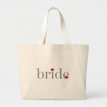 Jeune mariée grise des textes sacs fourre-tout