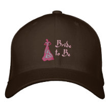 Jeune mariée rose de KRW à être Casquettes De Baseball Brodées