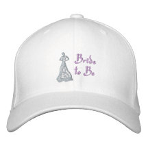 Jeune mariée violette de KRW à être Casquettes De Baseball Brodées