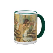 Jeunes filles au piano par Pierre Auguste Renoir Tasse À Café