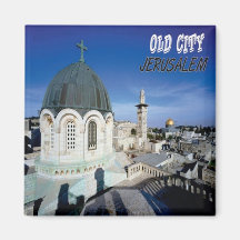 Jeusalem Old City Fridge Magnet Souvenir