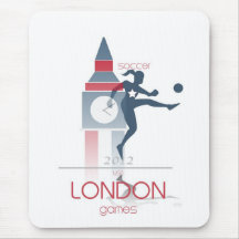 Jeux Olympiques : Le football Tapis De Souris
