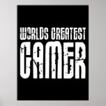 Jeux vidéo jeu et Gamer des mondes de Gamers plus  Poster
