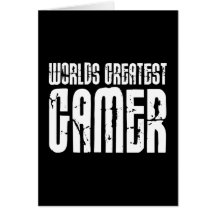 Jeux vidéo jeu et Gamer des mondes de Gamers plus  Carte De Vœux