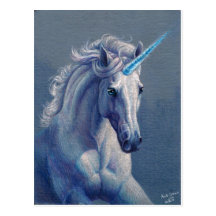 Jewel the Unicorn Postcard