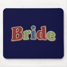 Jewel Tone Bride Mouse Pads