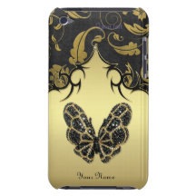 Jeweled Butterfly Damas - Customize for iPod Touch iPod Touch Cases