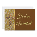 Jeweled Christian Cross Party Invitation