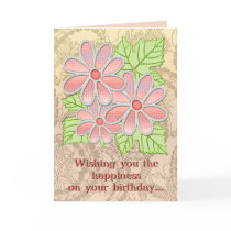 Jewelled Daisy #3 (Birthday Card)