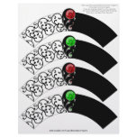 Jewelled Damask Cupcake Cosie - Christmas Letterhead