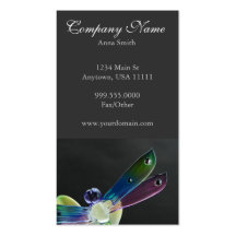 Jewelled Dragonfly Business Card