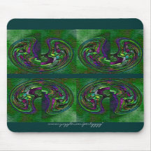 Jewelled Green Mousepad