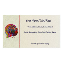Jewelled Turkey Business Cards