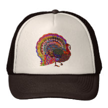 Jewelled Turkey Mesh Hat