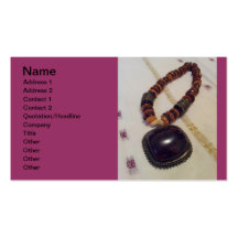 jewellery designer card business cards