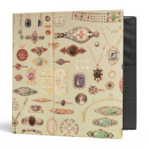 Jewellery from the 'Tiffany Catalogue', 1890 binders