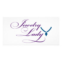 Jewellery Lady Photo Cards