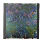 Jewellery lilies by Claude Monet Tiles