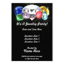 Jewellery Party Custom Invites