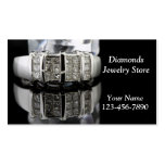 Jewellery Store Diamond Ring Business Card