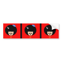 Jewfro Bumper Stickers