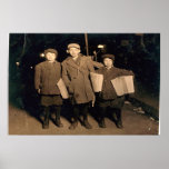 JEWISH BOYS SELLING NY NEWSPAPER - AROUND 1895 posters