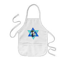 Jewish Cat Stars Aprons