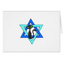 Jewish Cat Stars Cards