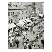 Jewish Market, 1890s Postcards