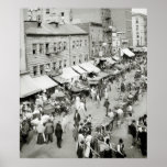 Jewish Market, NYC 1890s posters