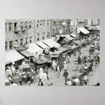 Jewish Market, NYC, 1890s Posters