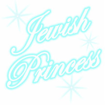 Jewish Princess bright blue Acrylic Cut Out