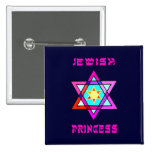 Jewish Princess Pinback Buttons