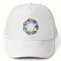 Jewish Star Colours Trucker Hats