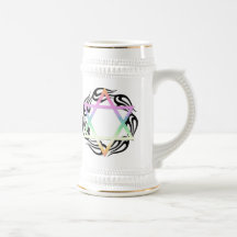 Jewish Star Colours Mugs