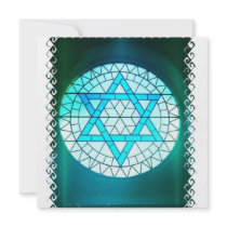 Jewish Star of David Invitation