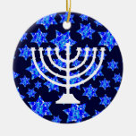 Jewish Stars Menorah Christmas Ornaments