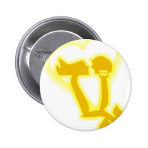 Jewish Wedding Pinback Button