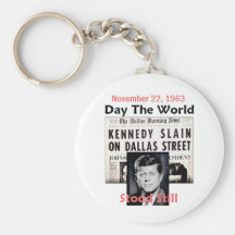 JFK KILLED Keychain